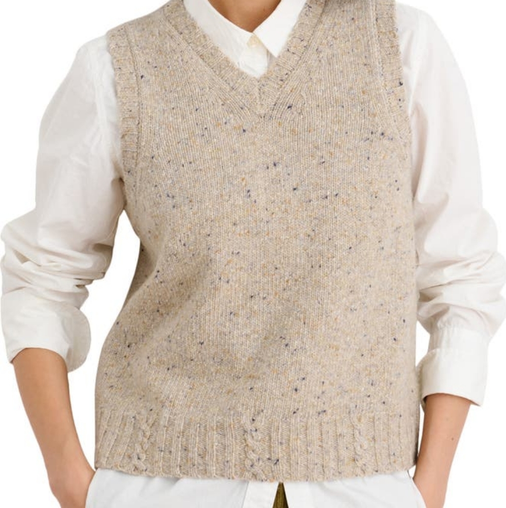 ISO Alex Mill Francis Vest in Donegal XS